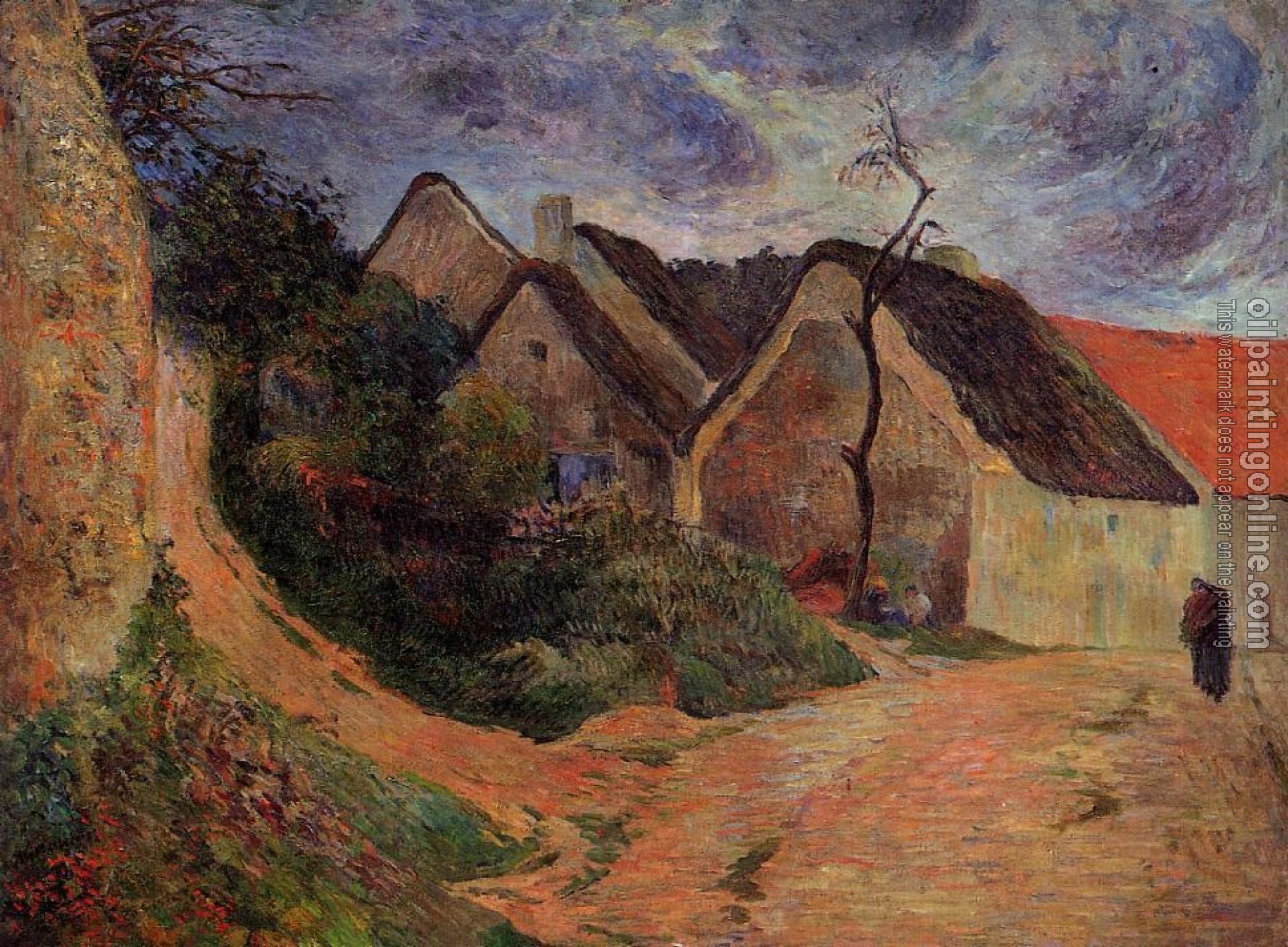 Gauguin, Paul - Village Street, Osny